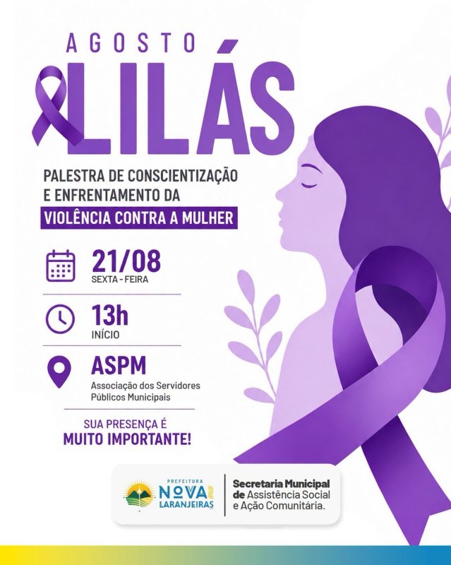 Agosto Lilás